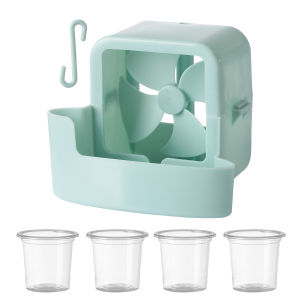 Portable No Drill Clip Cooling Fan Household Air Cooler Add Ice Fast Cooling Wall Mount Fan
