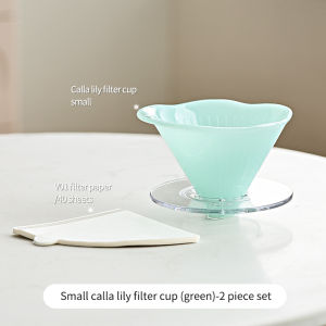 Bincoo xách tay phin cà phê cup Dripper Pour Over V01/V02 chất lượng phin tái sử dụng barista công cụ
