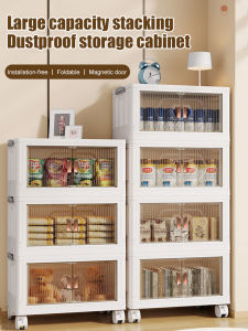 ตู้เก็บของเด็ก ปรับได้ แข็งแรงทนทาน กล่องเก็บของพลาสติก ความหรูหราแบบเบาสบาย แม่เหล็กใส ผู้เช่า