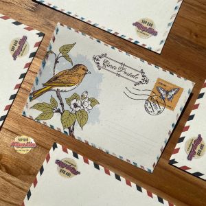 [Bao thư giấy mỹ thuật MAGIC COMMA WHITE] 11x16cm tinh tế sang trọng đậm chất kraft & handmade.