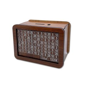 Celengan Target Kotak Jumbo Kayu Retro Unik Celengan