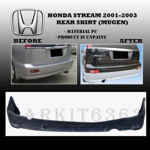 HONDA STREAM 2001-2003 MUGEN REAR BACK SKIRT DIFFUSER ORIGINAL SKIRT BODYKIT (MATERIAL PU)