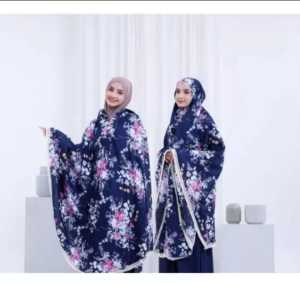 Mukenah Motif Bunga Bahan Adem Lembut / Mukenah Dewasa Terbaru 2023 / Mukenah Jumbo Kekinian / Mukenah Viral titik 2023