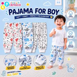6 Pcs Pajama for Boys Newborn/Infant to Toddler Sleepwear Pure Cotton Non Faded Prints 0 to 4 Years Old