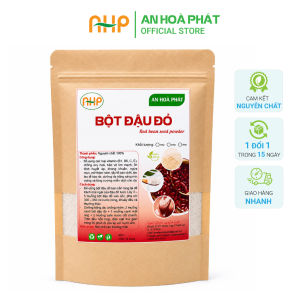 Bột Đậu Đỏ Nguyên Chất 100% Mặt Nạ Dưỡng Da Trắng Sáng Mịn Màng Mờ Thâm Nám Giảm Mụn - An Hoà Phát