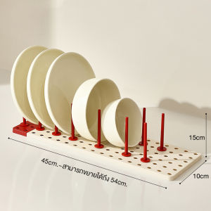 ที่วางจานสําหรับห้องครัว ที่คว่ำจานมินิมอล ระบายได้ แข็งแรงและทนทาน ที่วางจานชาม ขนาดเล็กประหยัดพื้นที่