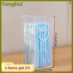 fanghui กล่องเก็บหน้ากากกล่องทิชชู่เปียกที่ใส่กระดาษทิชชู่เปียกที่ใช้ในครัวเรือนกันฝุ่นกล่องทิชชู่พร้อมฝาปิดดีไซน์ในครัว