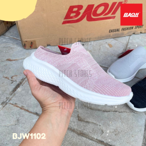 Baoji รองเท้าสลิปออนแบบสวมผู้หญิง เปิดส้น รุ่น BJW1102 (37-41)