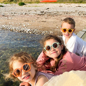 Pharaoh🎀1PC COD Kacamata Hitam Kacamata Bingkai Bulat UV400 Anti Ultraviolet Untuk Anak/Laki-Laki Perempuan/Bayi