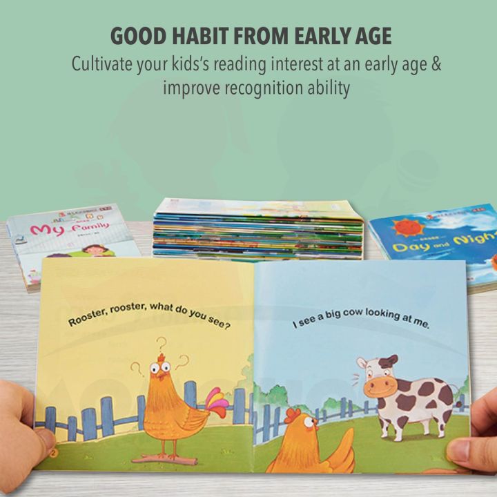 60 Books Set English Story Book for Kids Learning Buku Budak Bedtime ...