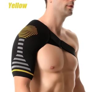 BLACKON Adjustable Compression Shoulder Brace Protection Knitted Shoulder Support Strap Daily Support Supportive Structure Shoulder Orthopedic Brace Dislocation