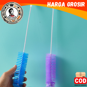 Sikat Panjang Pembersih Botol Gelas Sela AC Gagang Multifungsi Sikat Cuci Botol Flexible Serbaguna