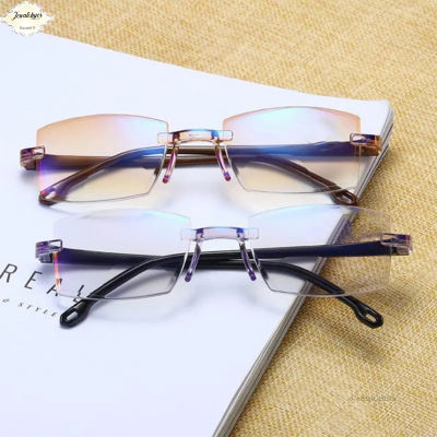 Square Anti-Fatigue Reading Glasses Anti-Blue Light Smart Zoom Presbyopia Glasses for Working Home Wearing TF-Uss-VN