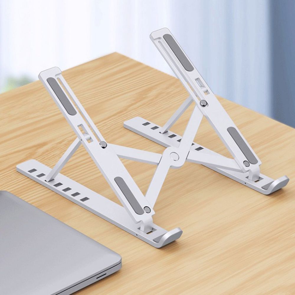 Suporte portátil ajustável para laptop, antiderrapante, com sistema de resfriamento, para computador, notebook, iPad e desktop.
_voghion.com