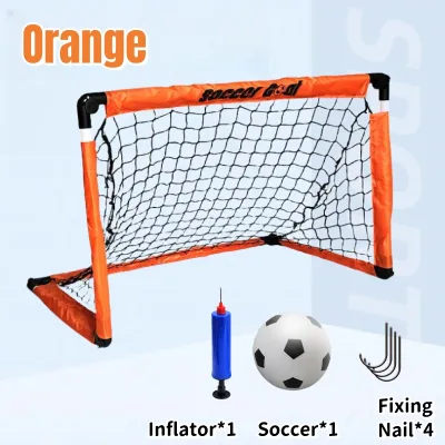 Portable football goal set outdoor folding football goal suitable for children and families