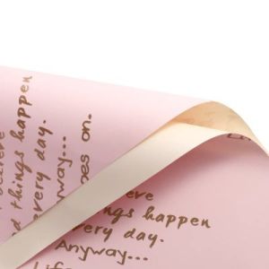 Kertas Buket Bunga Kertas Cellophane Flower Wrapping Ecer KB6025