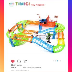 Đồ Chơi Lắp Ghép Đường Ray Và Xe Lửa Cho Bé