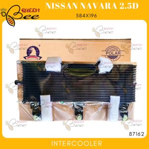 QUEEN BEE 87147 INTERCOOLER ASSEMBLY for Nissan Navara 2.5D 584x196x18mm M/T POLAR BRAND