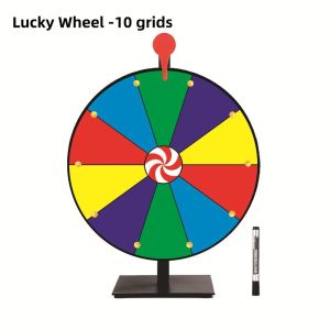 Live draw lucky big wheel teaching props game activities can erase lottery table small roulette