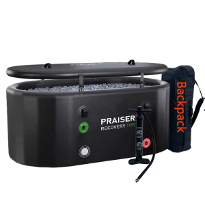 อ่างการบำบัดด้วยการอาบน้ำทำน้ำแข็งทรงรีทำจาก Pvc อ่างสปาแช่เย็นแบบพกพา