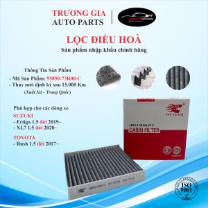 [ZYC] Lọc điều hòa than hoạt tính SUZUKI Ertiga XL7 2019~ TOYOTA Rush 2018~ (Mã: 95850-73R00-C)