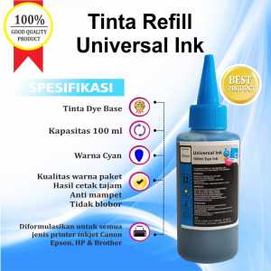 Tinta 100ml Refill HP 680 682 Black Color Printer 2135 2335 2336 2337
