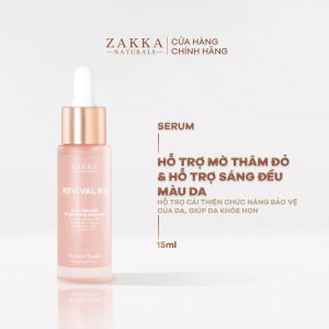 [MINISIZE] Tinh chất Revival B3 Zakka Naturals hỗ trợ mờ thâm đỏ và hỗ trợ sáng đều màu da 15ml