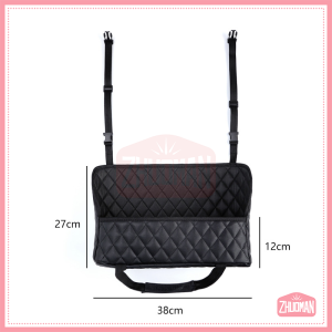 กระเป๋าเก็บของระหว่างเบาะ กระเป๋าแขวนเบาะในรถ กระเป๋าเก็บของในรถ ที่เก็บของเพิ่มในรถ PUวัสดุ กระเป๋าเก็บของ สะดวกและใช้งานได้จริง