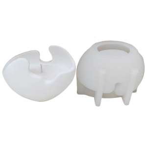 Rỗng vỏ trứng Silicone chủ khuôn mẫu cho Handmade nến tealight chủ nhựa Epoxy trang trí nội thất