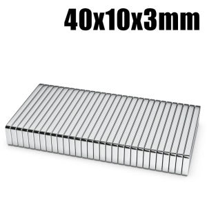 2/5/10/20/50Pcs N35 Neodymium Magnet 40mm X 10mm X 3mm NdFeB Block Super Powerful Strong Permanent Magnetic imanes 40*10*3