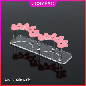 JCSYFAC Acrylic nhíp lông mi lưu trữ giá Tweezer tổ chức chủ đứng mở rộng lông mi Công cụ trang điểm vẻ đẹp Kệ 8 lỗ
