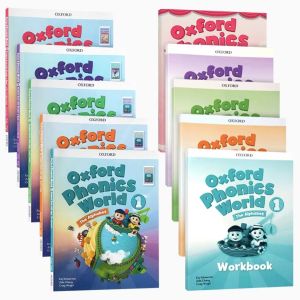 10 Books/Set Oxford Phonics World with Workbooks English Educational Books