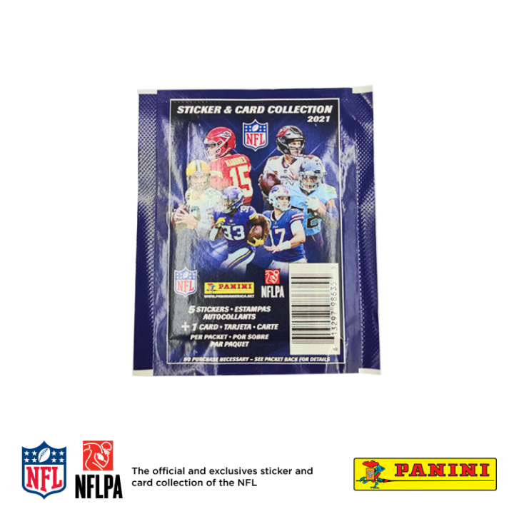 Panini NFL Sticker Card Collection 2021 Sticker Pack Collectible