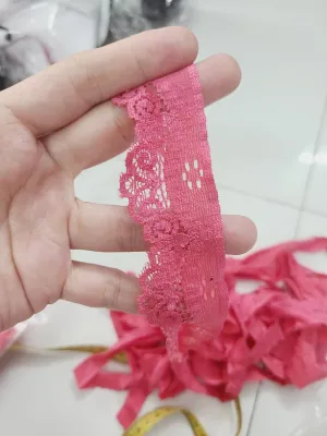 Ren thun viền may lên áo trang trí bảng 3cm giá 1 mét