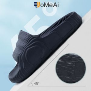 UoMeAi 2024 Sandal Selop Pria Slip On Slop Casual Kekinian Terbaru Sendal Cowok Pria Selop Karet Slipper Non-slip EVA