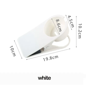 Creative Coffee Drink Cup Holder Table Side Water Cup Shelf Office Desktop Computer Desk Fixed Cup Holder Desk Storage Clip