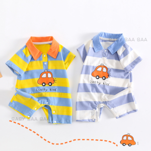 Romper Baju Bayi Kerah Lucky Kid