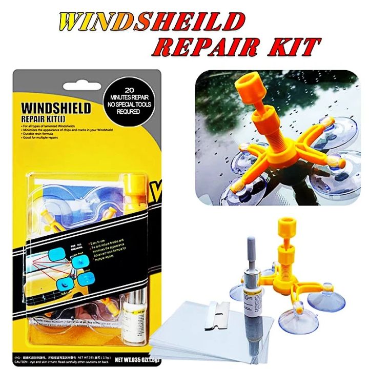 Car Windshield Repair Kit Window Repair Tools With Fluid Resin