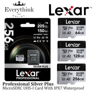 🔥100%Original Product+FREE Shipping+Free Send adapter+card reader🔥LEXAR PROFESSIONAL SILVER PLUS MICROSDXC UHS-I CARD 64GB /128GB /256GB/512GB/1TB/2TB WITH HIGH SPEED PERFROMANCE - MICRO SD TF CARD
