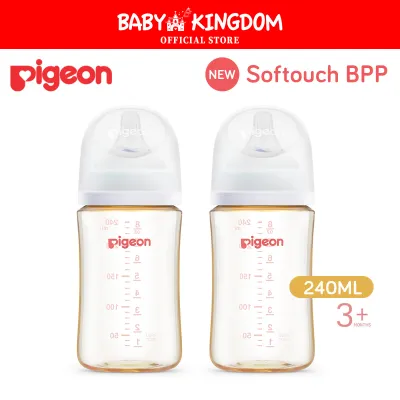 Pigeon SofTouch™ PPSU Nursing Bottle (160ml/240ml) (Promo)