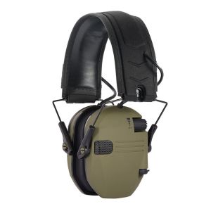 ALLUCK Head-mounted Electronic Headset Foldable Anti-noise Sports Headphone  Amplification Headphone for Hearing Protection