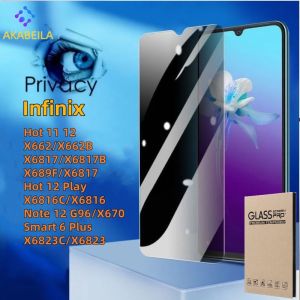 AKABEILA⚡จัดส่งที่รวดเร็ว⚡ ฟิล์มกันรอยหน้าจอโทรศัพท์มือถือ ฟิล์มกันรอยมือถือ Infinix Hot 11 12 Play X662B X689F X6816C X6817B Note 12 G96 ป้องกันหน้าจอ