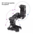 Helmet Mount Chin Mounting Helm Di Dagu Action Cam Gopro Xiaomi Yi Kogan. 