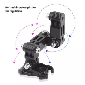 Mounting Helm Helmet Chin Mount For GoPro Brica BPro Xiaomi YI SJCAM Action Cam Helm Curved Mount