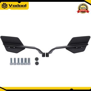 1 Pair Motorcycle Fixed Wing Adjustable Mirror for Street Bike Scooter