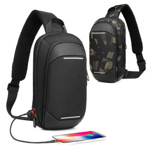 LEASTAT Waterproof Motorcycle Chest Bag for Men Crossbody Bag Shoulder Bag LT3806