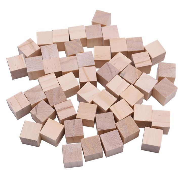 QRFXPT Puzzles Making DIY Projects Natural Wood Number Cubes Alphabet ...