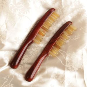 OMQAIO Traditional Sandalwood Massager Comb Skin Scraping Natural Material Guasha Scalp Tool Anti-Static Scalp Relaxing Meridian Comb Head Relaxation