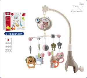 Baby Bed Bell Infant Mobile Bed Bell Musical Crib Bed Bell Lighting Baby Rattle Bed Crib sleeping toys