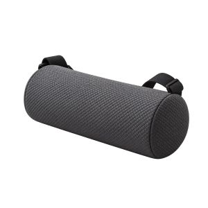 Ergonomic Lumbar Support Pillow Dark Grey Back Support Cushion for Office Chair & Car Seat 28cm x 12cm